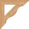 Ekena Millwork Funston Traditional Smooth Bracket, Western Red Cedar, 3 1/2"W x 24"D x 24"H BKT04X24X24FST01SWR - alternate 4